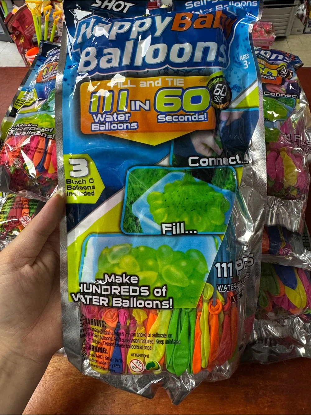 333 pcs Water Balloon Pack - Multicolor